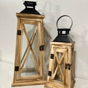 Koka laterna ar durtiņām - liela