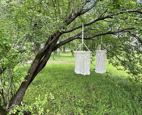 Macrame lustra