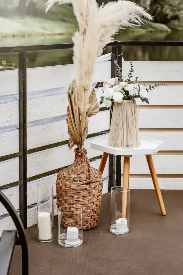 Pīta boho stila vīna krūka ar rokturi